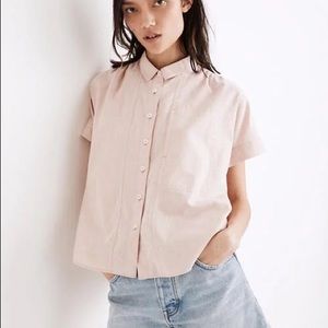 (Re)sponsible Seamed Hilltop Shirt in light pink